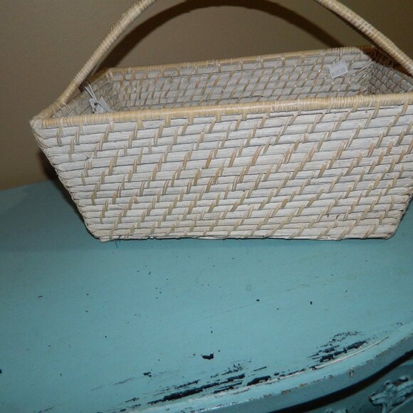 Pottery Barn Kids Quinn Diaper Caddy Basket NWT - Picture 2 of 3